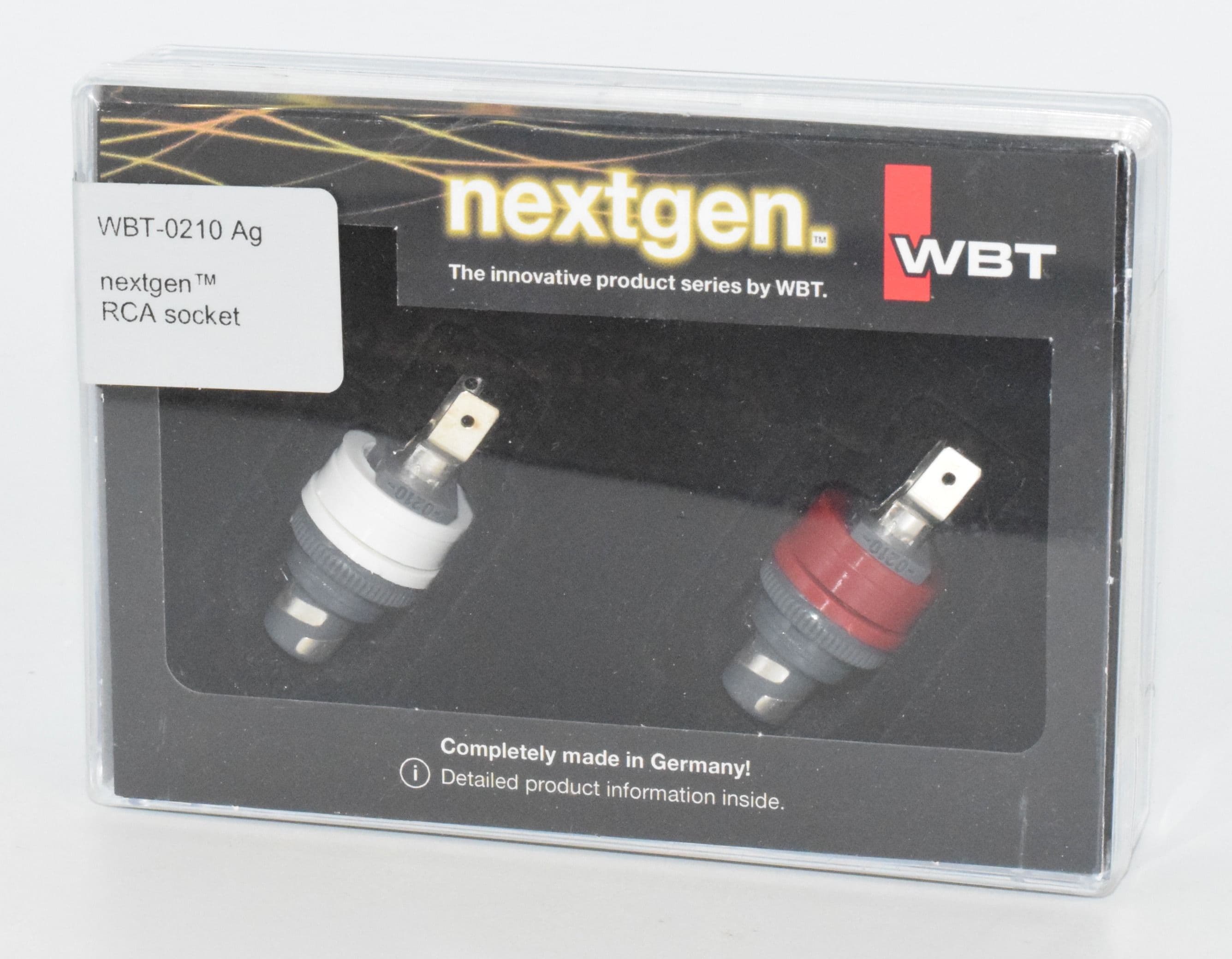 WBT nextgen RCA Socket WBT-0210 Silver (Ag) Stereo Pair