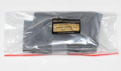 Duelund 1uf Black Series Tinned Copper Foil (Cu/Sn) VSF Speaker Capacitor