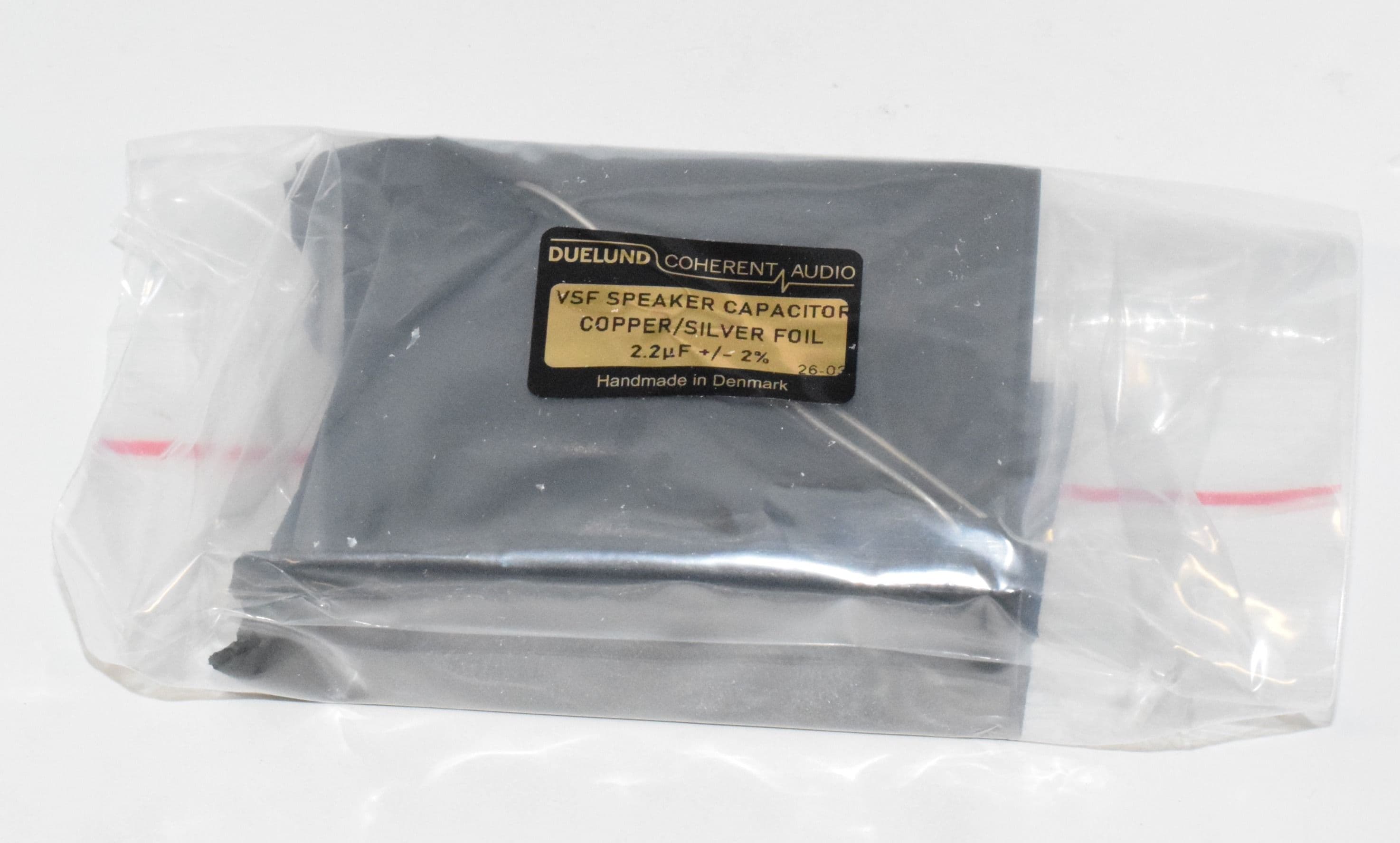 Duelund 2.2uf Black Series Copper / Silver Foil (Cu/Ag) VSF Speaker Capacitor