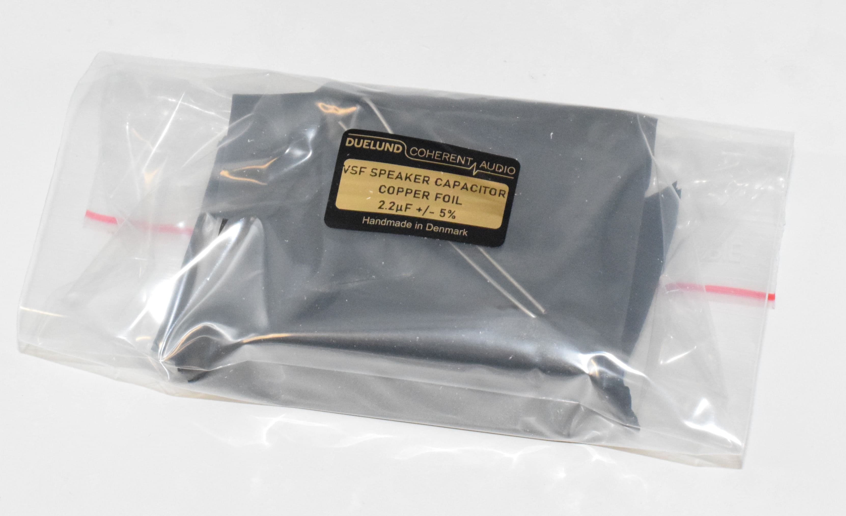 Duelund 2.2uf Black Series Copper Foil VSF Speaker Capacitor