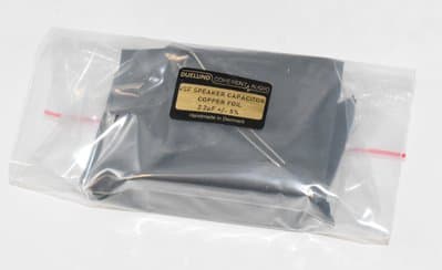 Duelund 2.2uf Black Series Copper Foil VSF Speaker Capacitor
