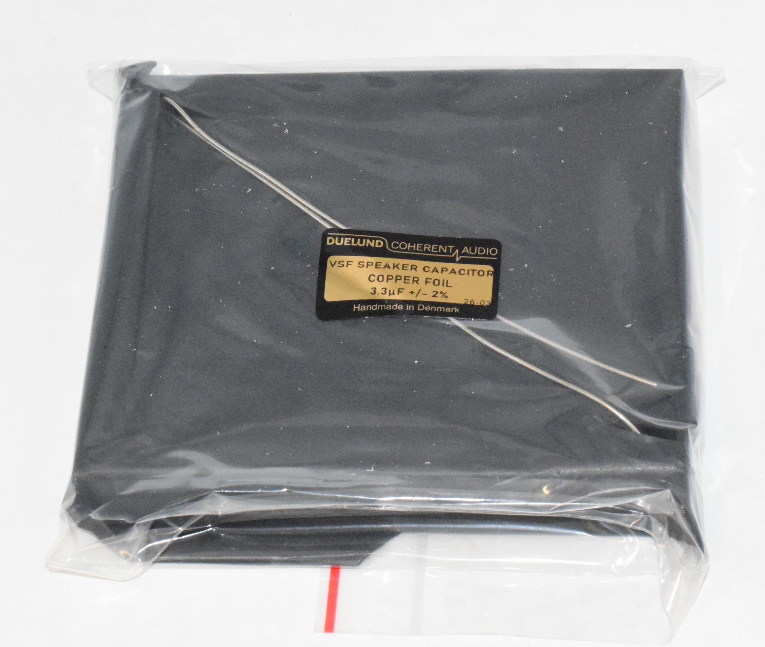 Duelund 3.3uf Black Series Copper Foil VSF Speaker Capacitor