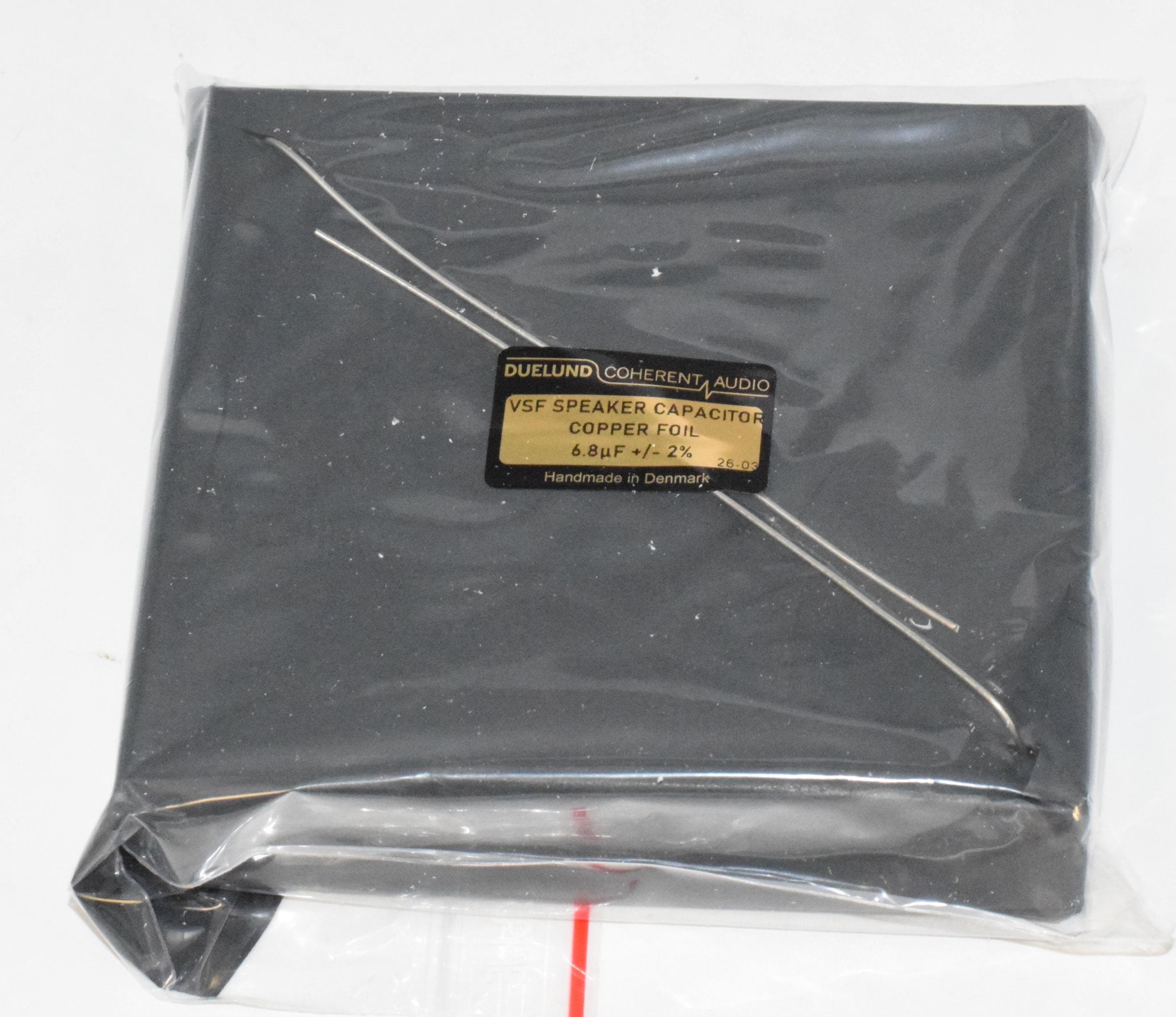 Duelund 6.8uf Black Series Copper Foil VSF Speaker Capacitor