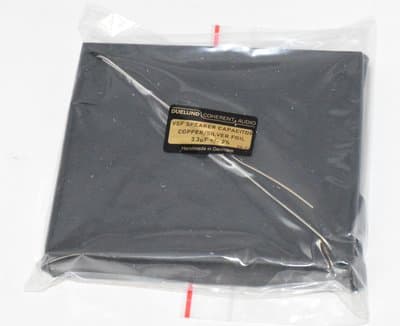 Duelund 3.3uf Black Series Copper / Silver Foil (Cu/Ag) VSF Speaker Capacitor