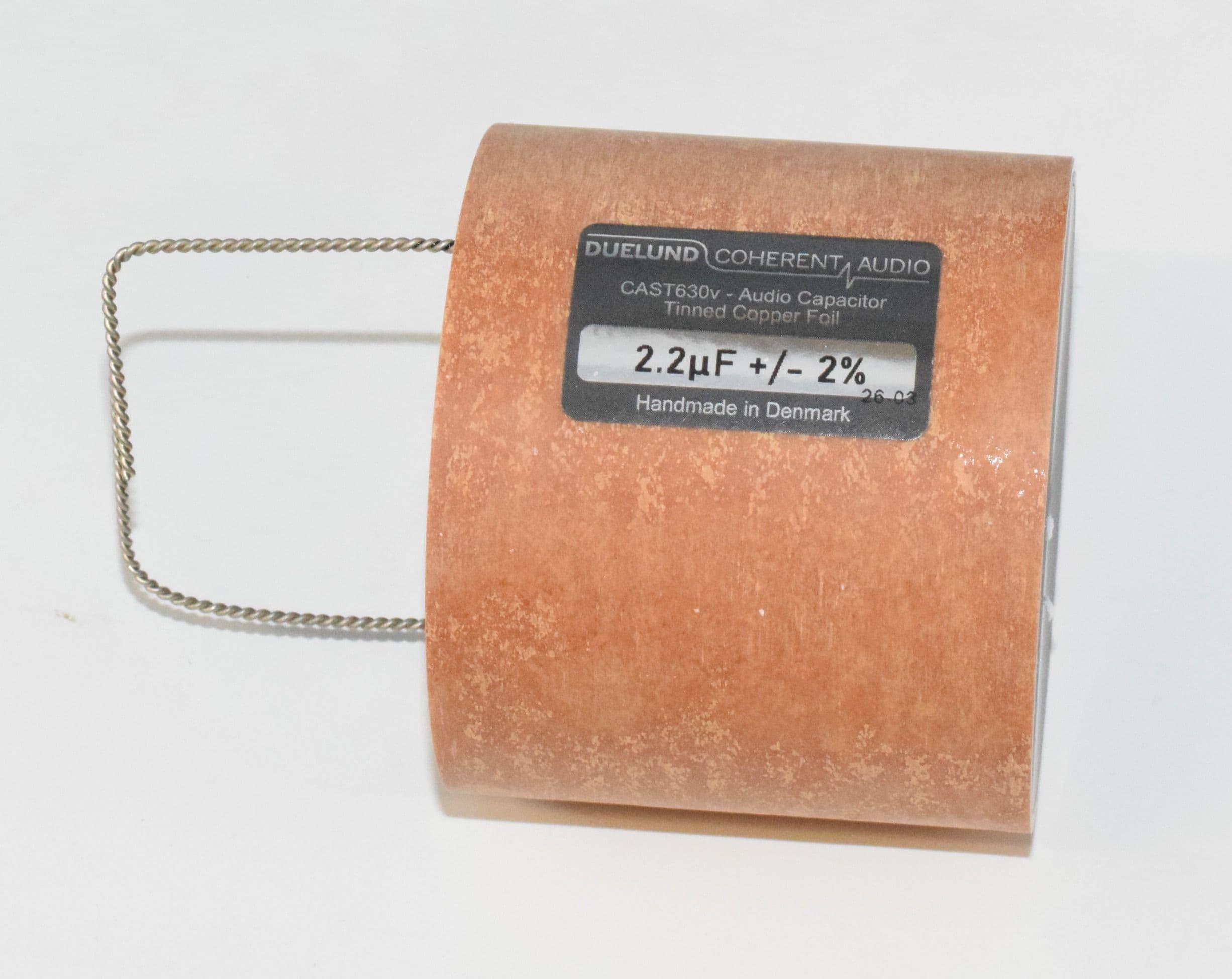 2.2uF CAST 630V Tinned Copper Foil Cu/Sn Capacitor