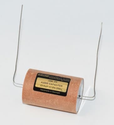 22uF Duelund 250VDC JDM PP Series Metalized Polypropylene Capacitor