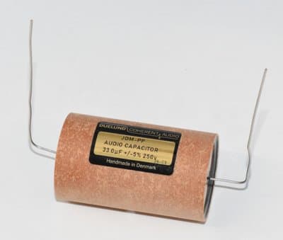 33uF Duelund 250VDC JDM PP Series Metalized Polypropylene Capacitor