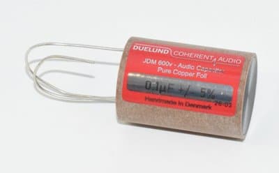 0.1uF Duelund JDM 600V Pure Copper Foil Audio Capacitor