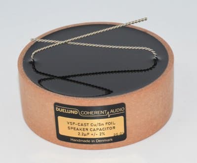 2.2uF Duelund CAST Tinned Copper (Cu/Sn) Speaker Capacitor