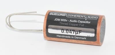 0.047uF Duelund JDM 600V Tinned Copper Foil Audio Capacitor