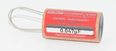 0.047uF Duelund JDM 600V Copper Foil Audio Capacitor