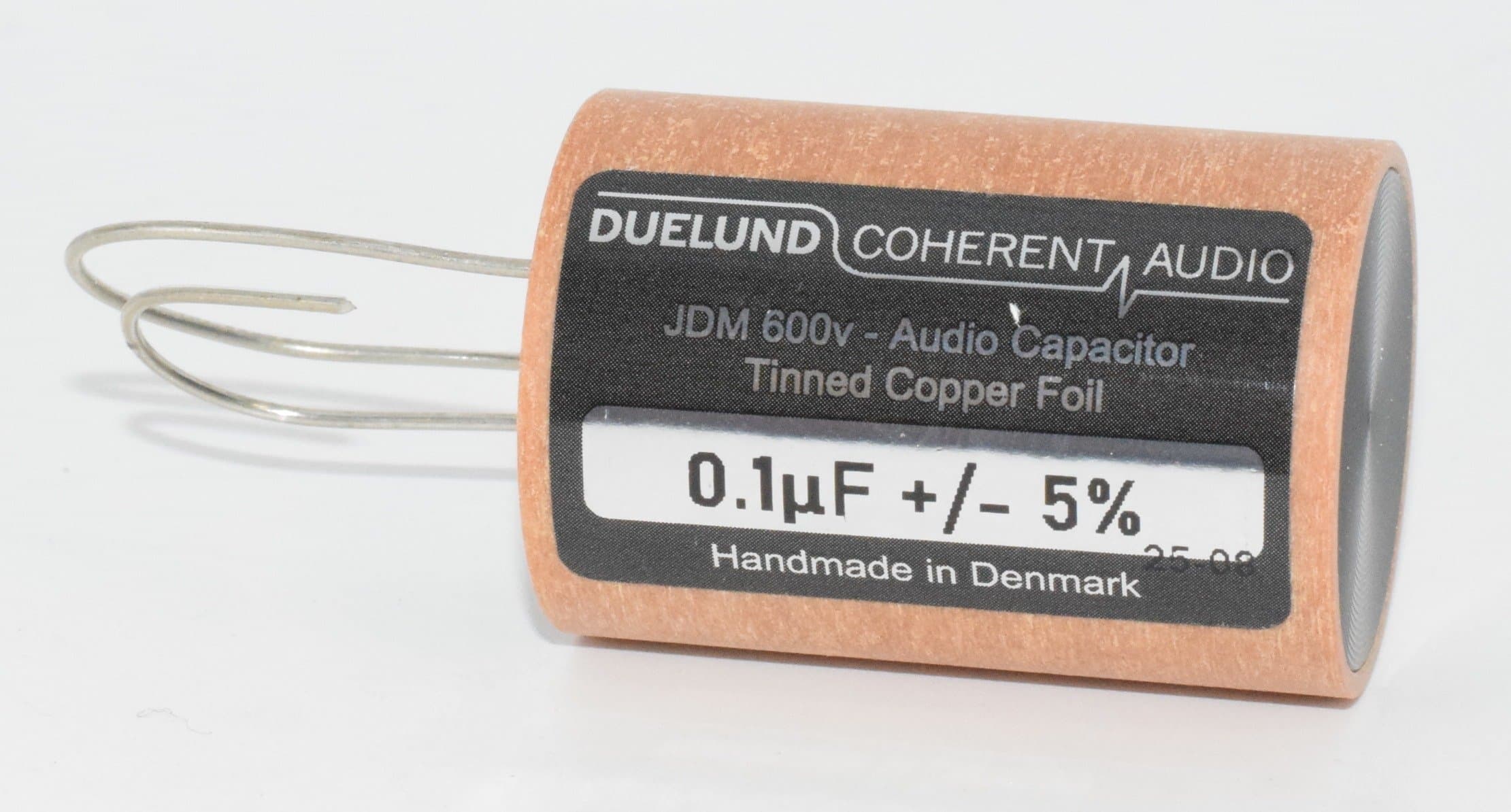 0.1uF Duelund JDM 600V Tinned Copper Foil Audio Capacitor