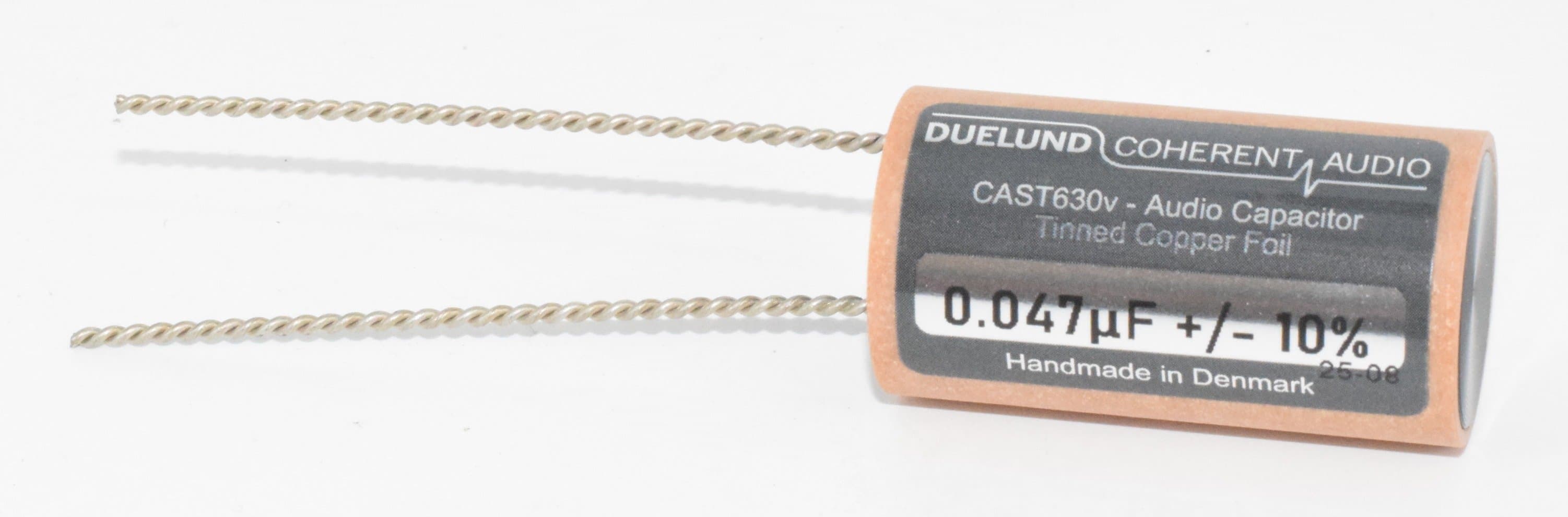 0.047uF Duelund CAST Tinned Copper Foil Audio Capacitor