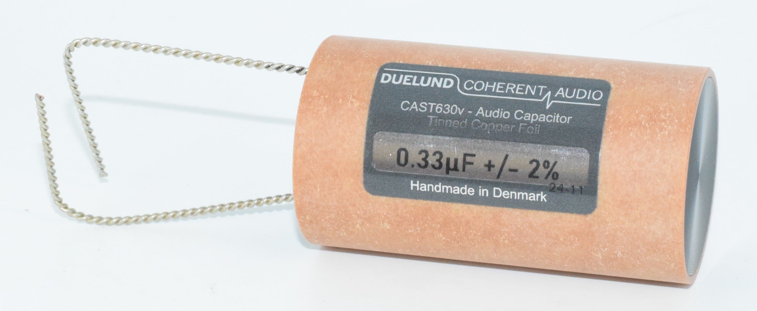 0.33uF Duelund CAST Tinned Copper Foil Audio Capacitor