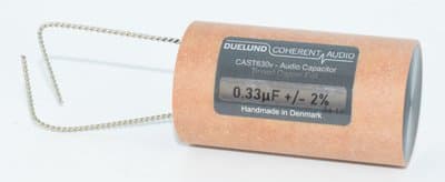 0.33uF Duelund CAST Tinned Copper Foil Audio Capacitor
