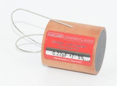 0.22uF Duelund JDM 600V Pure Copper Foil Audio Capacitor