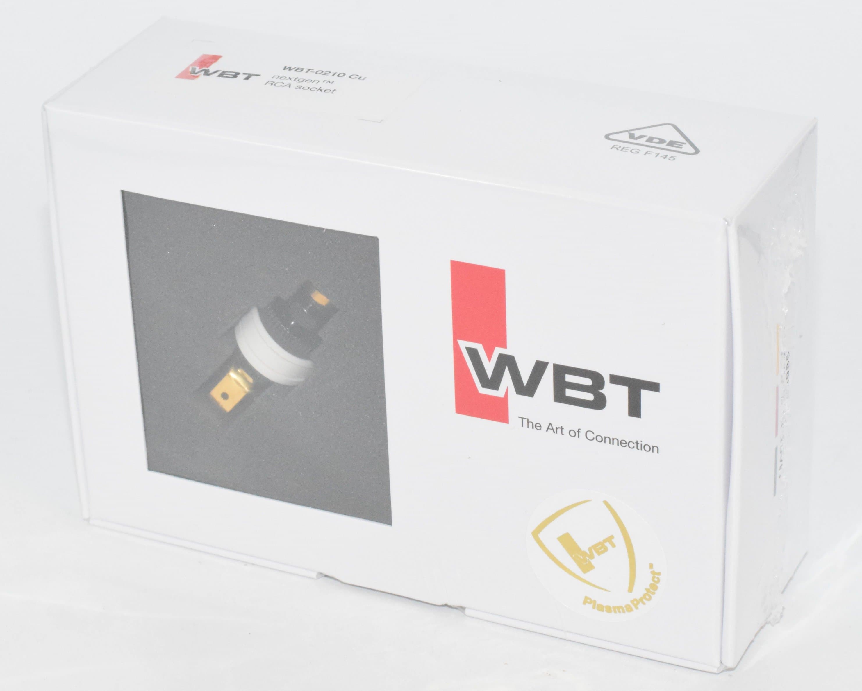 WBT nextgen RCA Socket WBT-0210 Copper (Cu) Stereo Pair